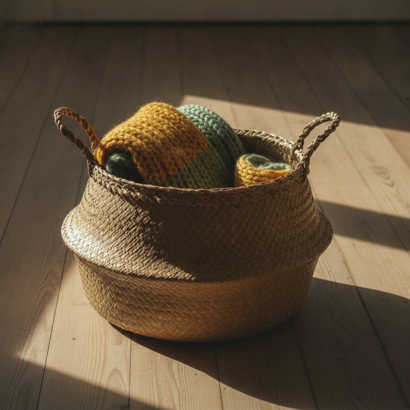 Woven Rattan Basket
